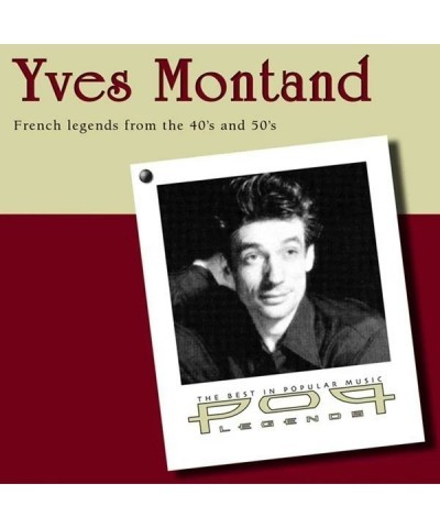 Yves Montand POP LEGENDS CD $7.90 CD