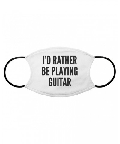 Music Life Face Mask | I'd Rather Be Playing Guitar Face Mask $29.39 Accessories
