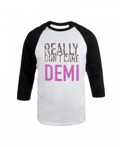 Demi Lovato Really Don't Care Raglan Shirt $16.41 Shirts
