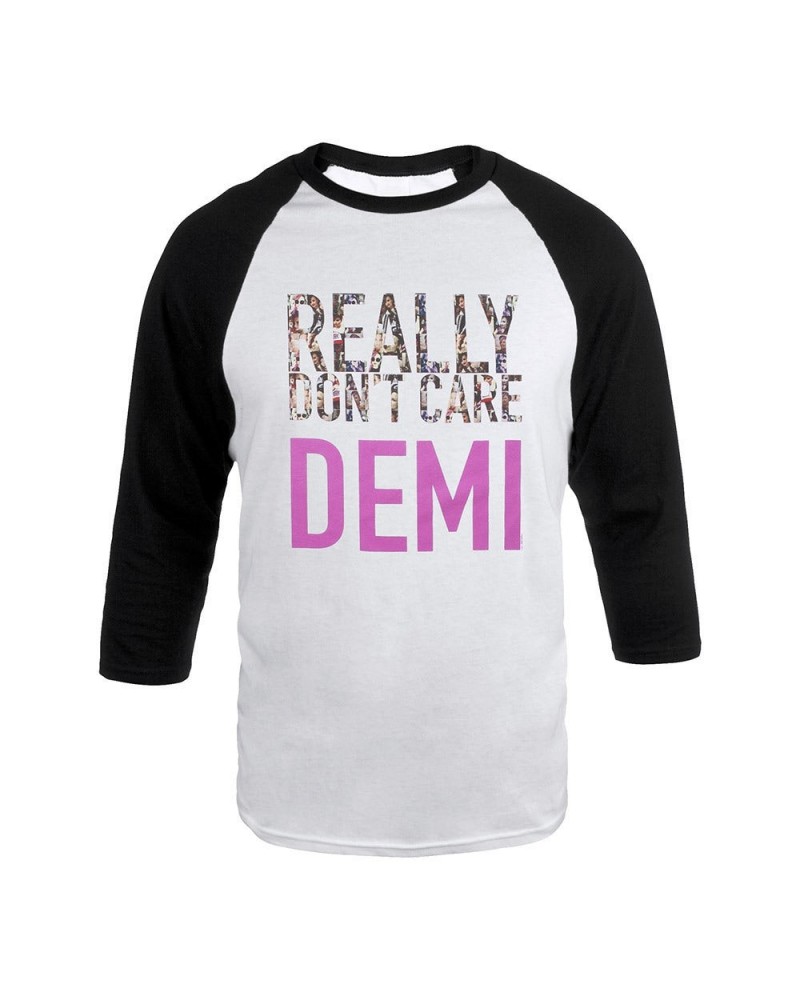 Demi Lovato Really Don't Care Raglan Shirt $16.41 Shirts