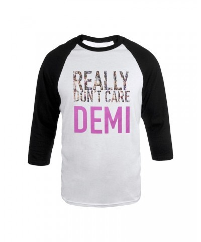 Demi Lovato Really Don't Care Raglan Shirt $16.41 Shirts