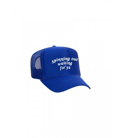 Harry Styles Spinning out waiting for ya Blue Trucker Hat $14.80 Hats