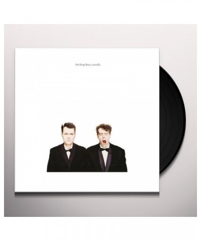 Pet Shop Boys Actually Vinyl Record $8.97 Vinyl