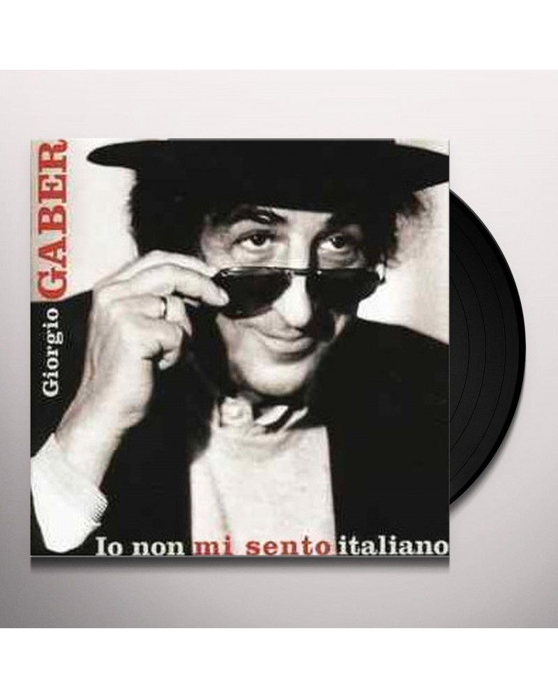 Giorgio Gaber IO NON MI SENTO ITALIANO Vinyl Record $6.26 Vinyl