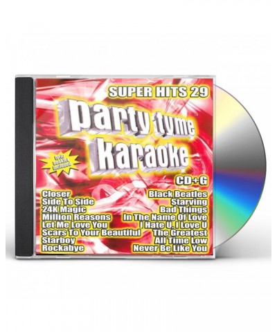 Party Tyme Karaoke Super Hits 29 (16-song CD+G) CD $9.75 CD