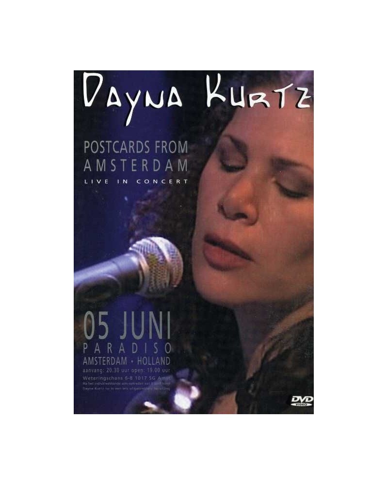 Dayna Kurtz POSTCARDS FROM AMSTERDAM: LIVE IN CONCERT DVD $6.62 Videos