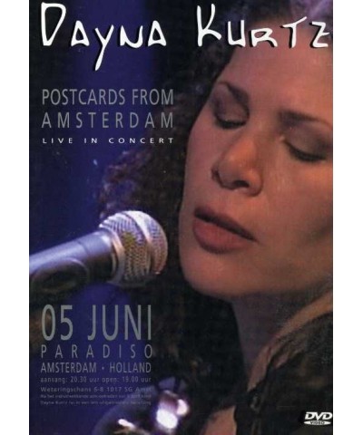 Dayna Kurtz POSTCARDS FROM AMSTERDAM: LIVE IN CONCERT DVD $6.62 Videos