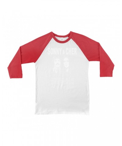Sonny & Cher 3/4 Sleeve Baseball Tee | Cleaveland Hall Concert Ticket Stub Shirt $13.17 Shirts