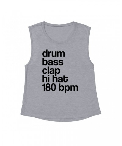 Music Life Muscle Tank | Drum Bass Clap Tank Top $3.80 Shirts