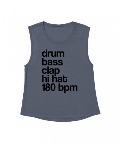 Music Life Muscle Tank | Drum Bass Clap Tank Top $3.80 Shirts