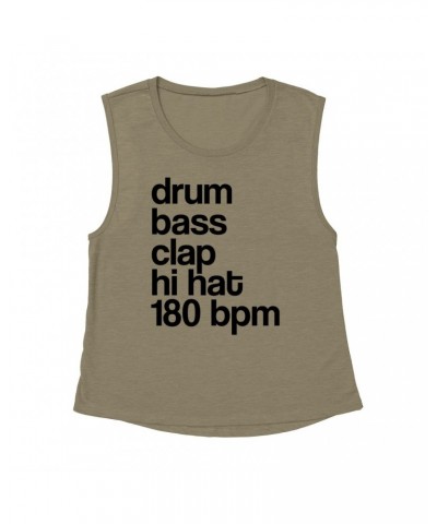 Music Life Muscle Tank | Drum Bass Clap Tank Top $3.80 Shirts