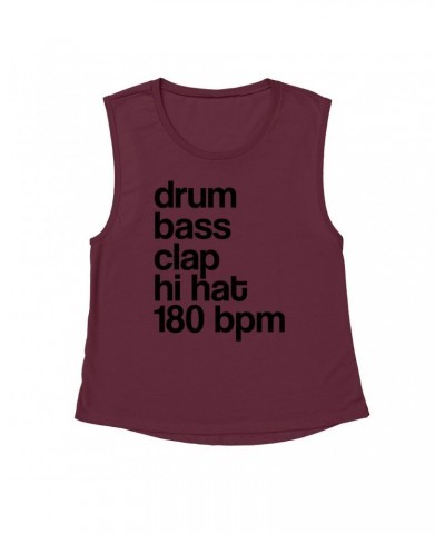 Music Life Muscle Tank | Drum Bass Clap Tank Top $3.80 Shirts