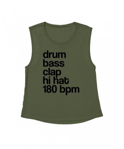 Music Life Muscle Tank | Drum Bass Clap Tank Top $3.80 Shirts