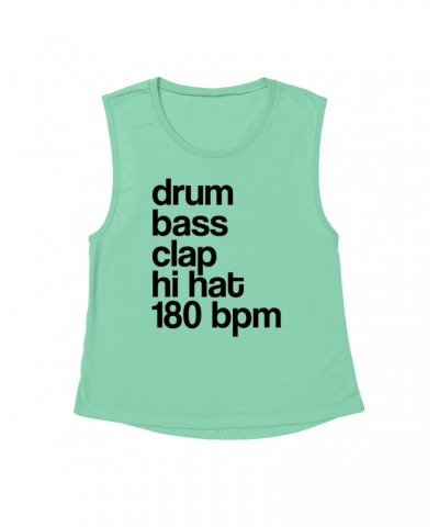 Music Life Muscle Tank | Drum Bass Clap Tank Top $3.80 Shirts