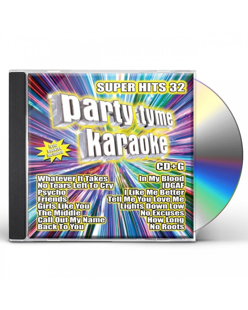 Party Tyme Karaoke Super Hits 32 (16-song CD+G) CD $12.92 CD