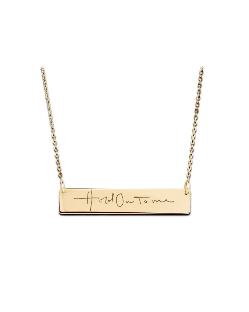 Lauren Daigle Hold On To Me Gold Bar Necklace $16.60 Accessories