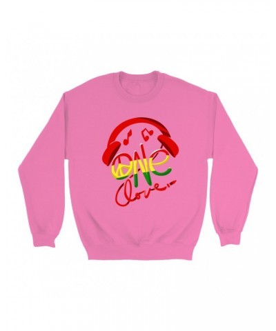 Music Life Colorful Sweatshirt | One Love Sweatshirt $4.64 Sweatshirts