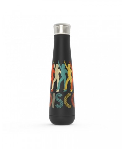 Music Life Water Bottle | Colorful Disco Design Distressed Water Bottle $6.43 Drinkware