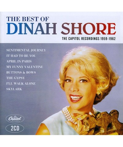 Dinah Shore BEST OF: CAPITOL RECORDINGS 1959-1962 CD $22.60 CD