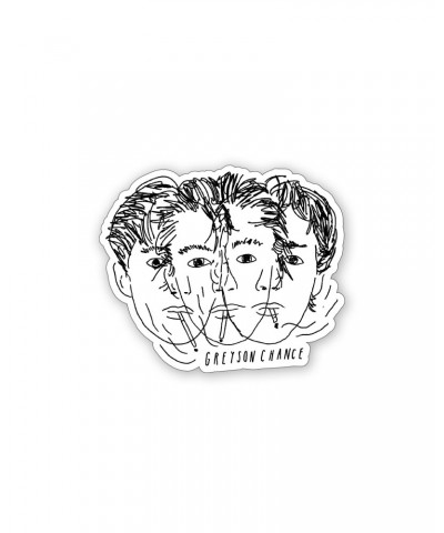 Greyson Chance Overlapping Portraits Sticker $16.28 Accessories