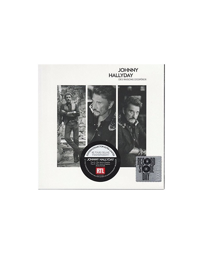 Johnny Hallyday DES RAISONS D'ESPERER Vinyl Record $14.10 Vinyl