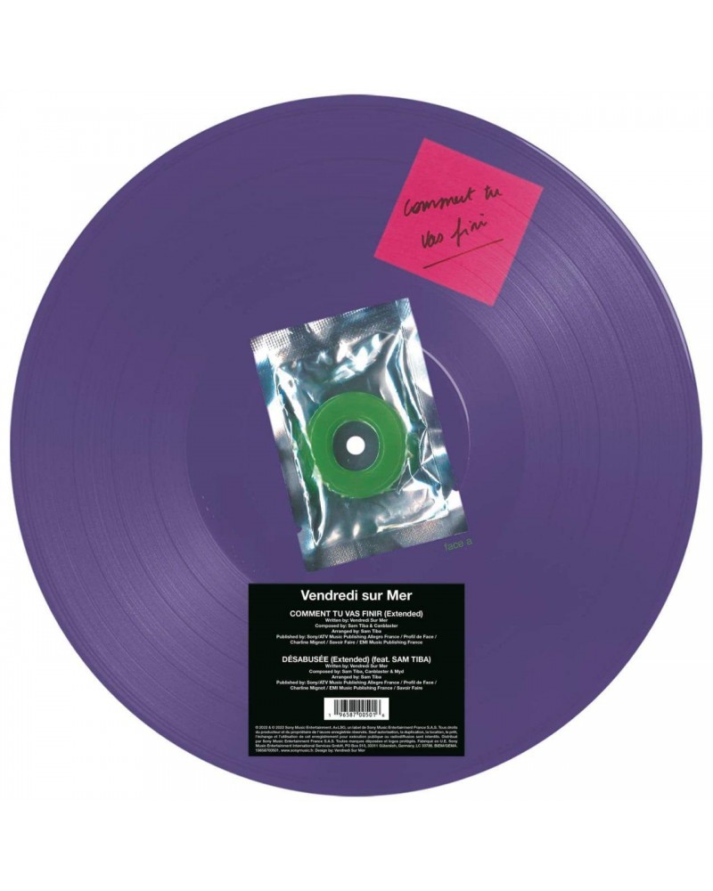 Vendredi sur Mer COMMENT TU VAS FINIR: EXTENDED Vinyl Record $7.91 Vinyl