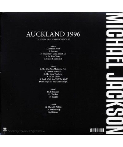 Michael Jackson LP - Auckland 1996: The New Zealand Broadcast (ltd. ed.) (2xLP) (colored vinyl) $6.92 Vinyl
