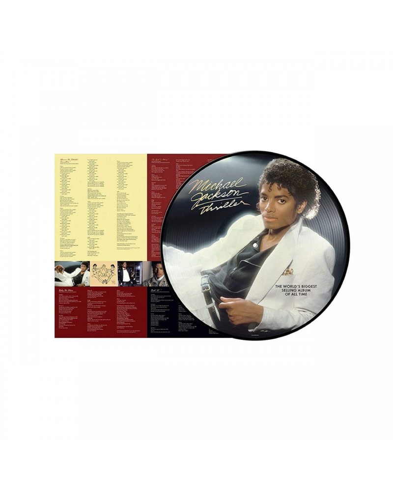 Michael Jackson THRILLER (PICTURE DISC) Vinyl Record $4.18 Vinyl