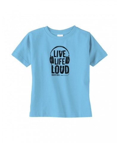 Music Life Toddler T-shirt | Live Life Loud Toddler Tee $4.89 Shirts