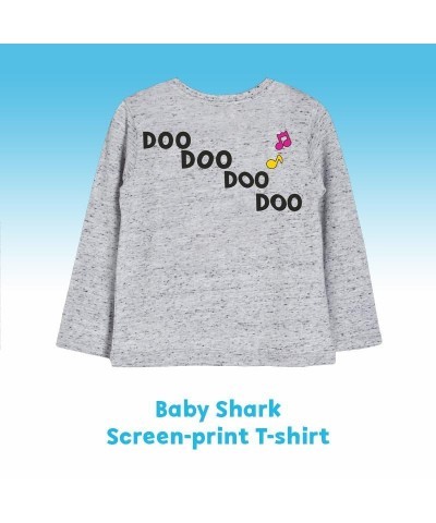 Pinkfong Baby Shark Heather Grey T-Shirt $4.40 Shirts