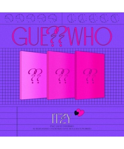 ITZY GUESS WHO CD $10.31 CD