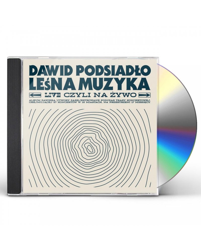 Dawid Podsiadło LESNA MUZYKA (LIVE CZYLI NA ZYWO) CD $12.43 CD