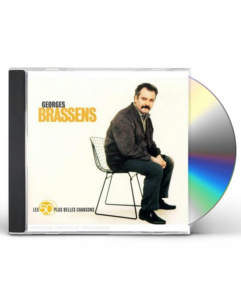 Georges Brassens LES 50 PLUS BELLES CHANSONS CD $12.40 CD