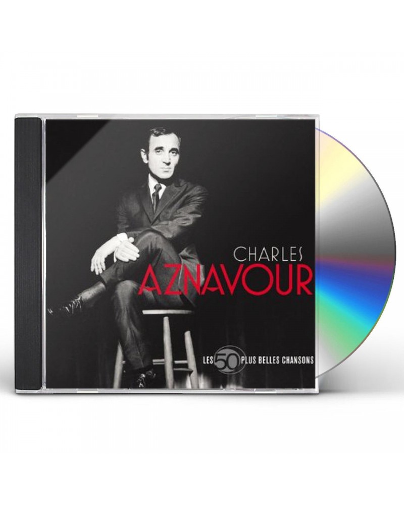 Charles Aznavour LES 50 PLUS BELLES CHANSONS CD $11.06 CD