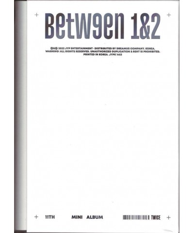 TWICE BETWEEN 1 & 2 - RANDOM COVER CD $16.49 CD