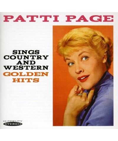 Patti Page SINGS COUNTRY & WESTERN GOLDEN HITS CD $13.47 CD