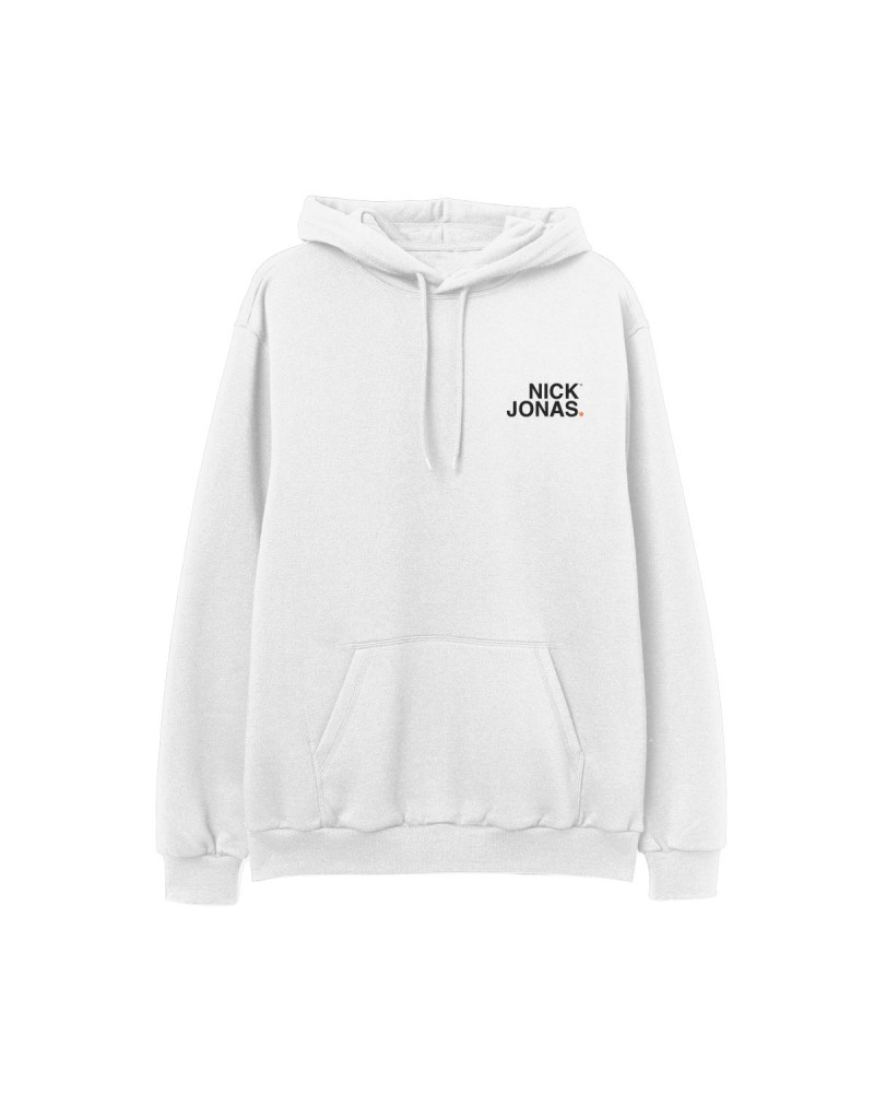 Jonas Brothers Nick Jonas® White Hoodie $8.39 Sweatshirts