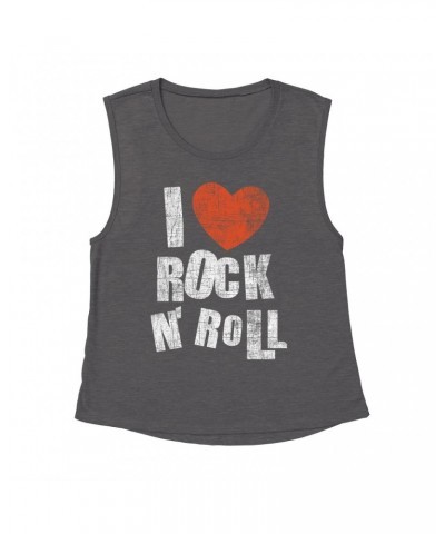 Music Life Muscle Tank | I Heart Rock n' Roll Tank Top $7.51 Shirts