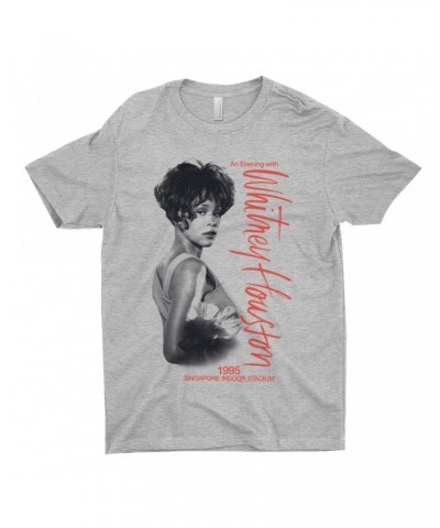 Whitney Houston T-Shirt | 1995 Singapore Indoor Stadium Shirt $8.52 Shirts