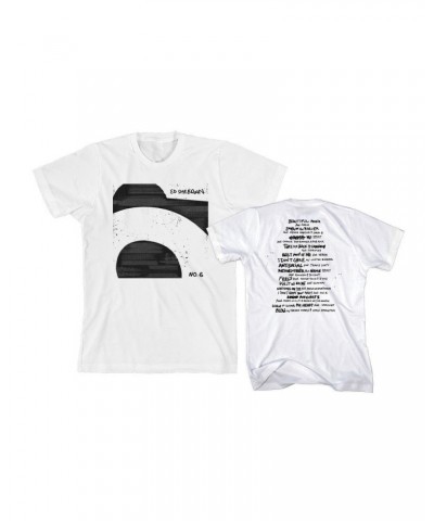 Ed Sheeran No.6 Collaborations Project Digital Album + White T-Shirt $13.54 Shirts