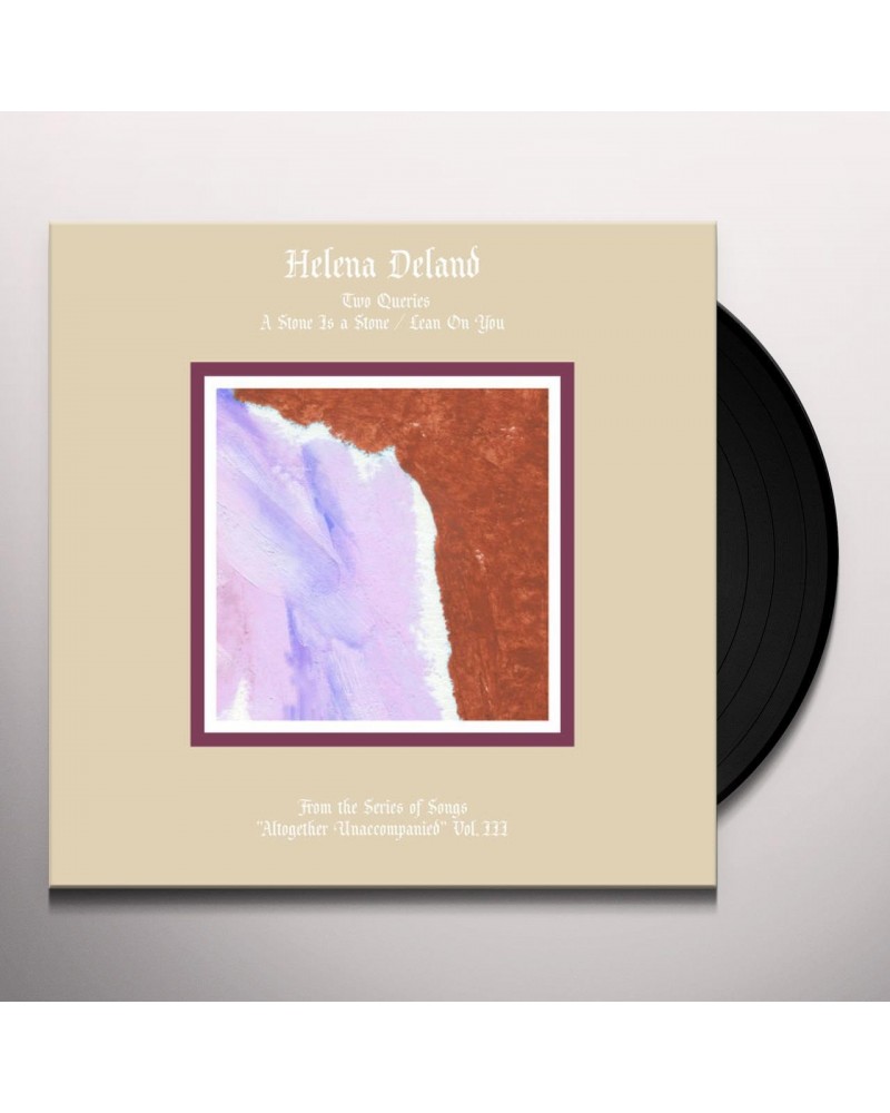Helena Deland From The Series Of Songs "Altogether Unaccompanied" Vol. III & IV Vinyl Record $9.89 Vinyl