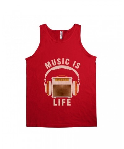 Music Life Unisex Tank Top | Music Amps Life Shirt $9.83 Shirts